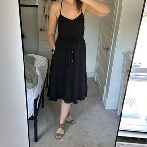 Banana Republic Black Midi Dress